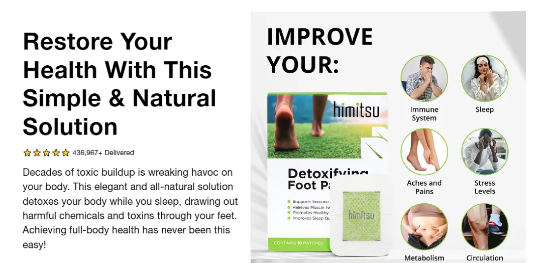 Himitsu Detox Foot Patches Review