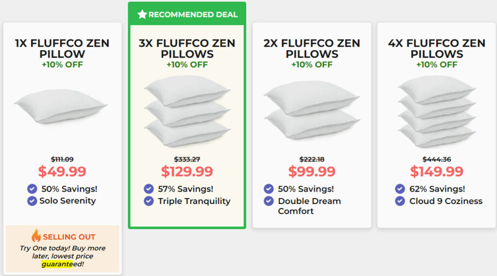 This image has an empty alt attribute; its file name is FluffCo-Zen-Pillow-pricing-1024x570.jpg